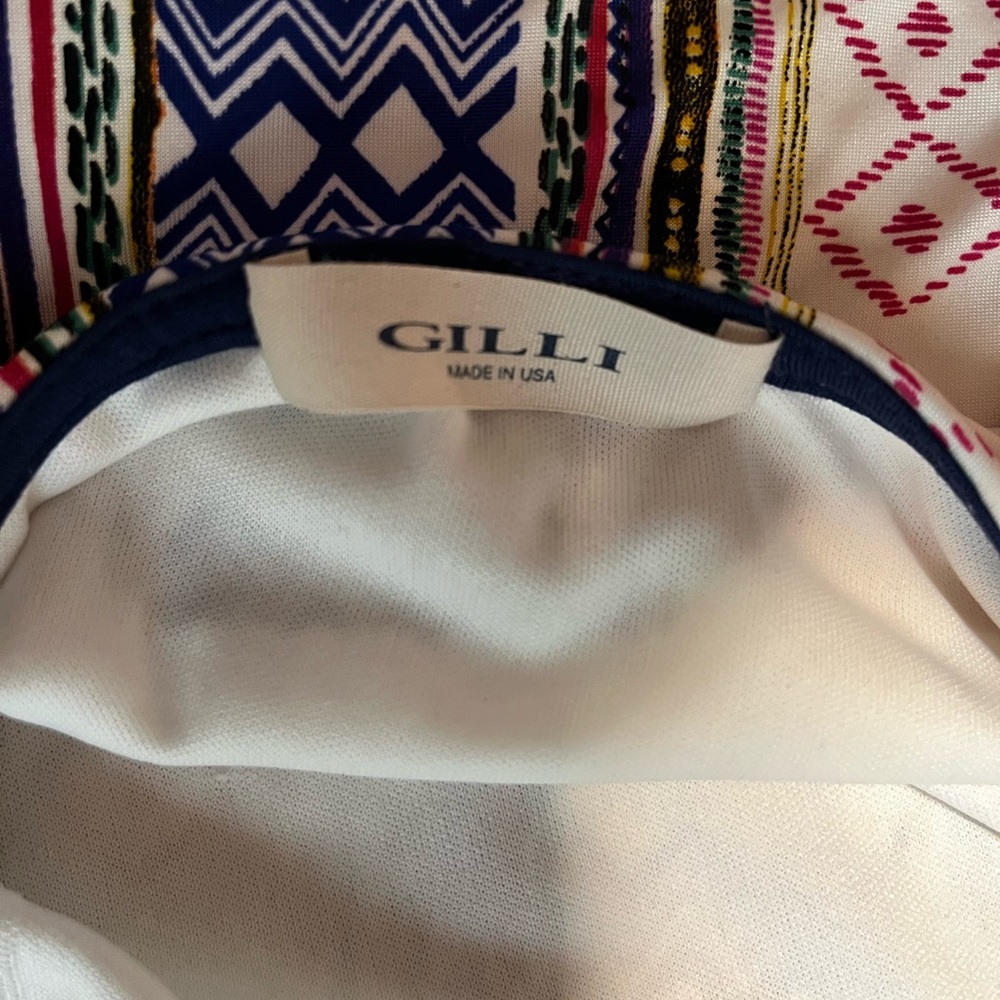 Gilli Blue Dress with Pattern - Picture 4 of 4